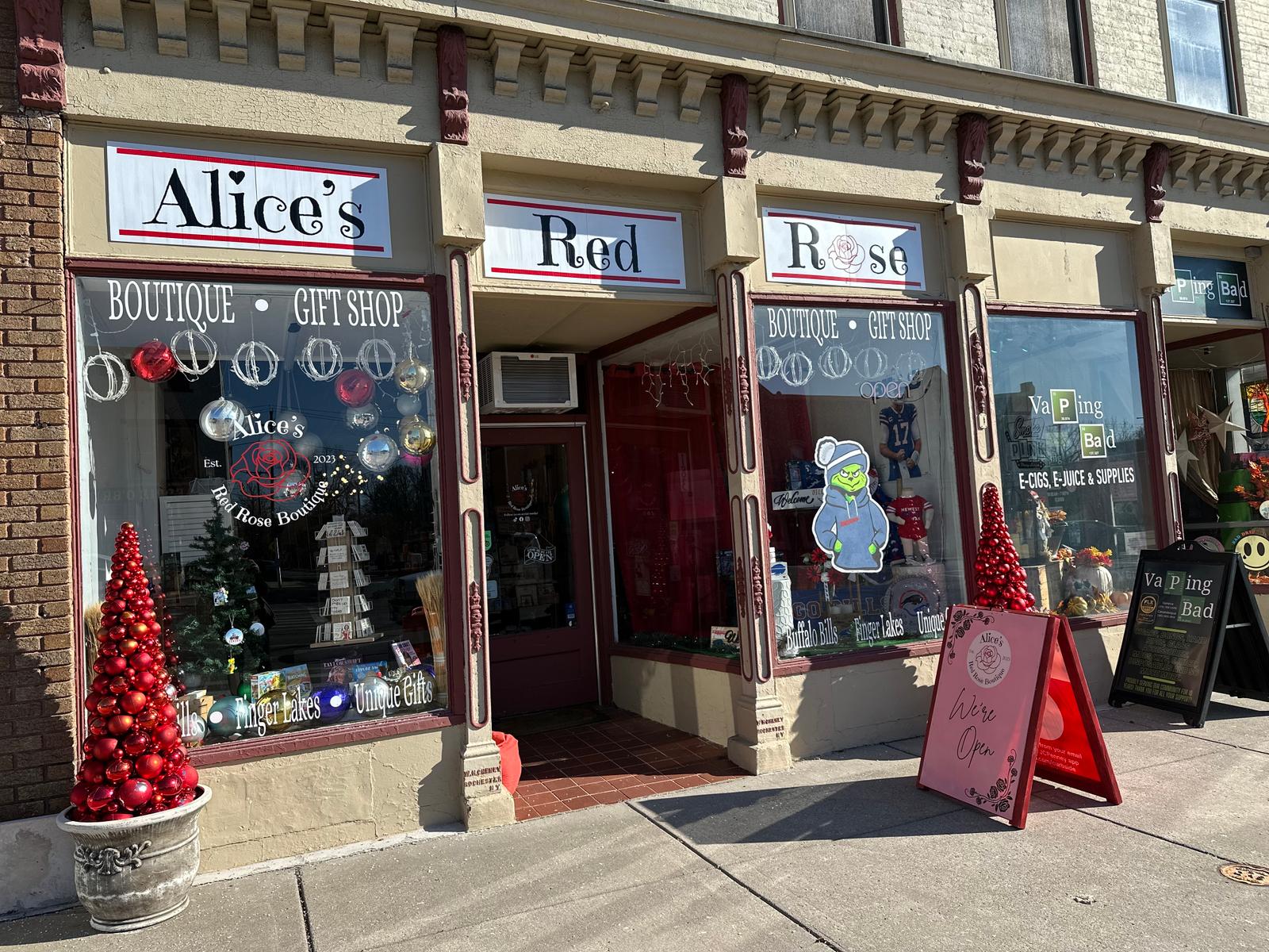 Where Whimsy Meets Main Street: The Charm of Alice’s Red Rose Boutique